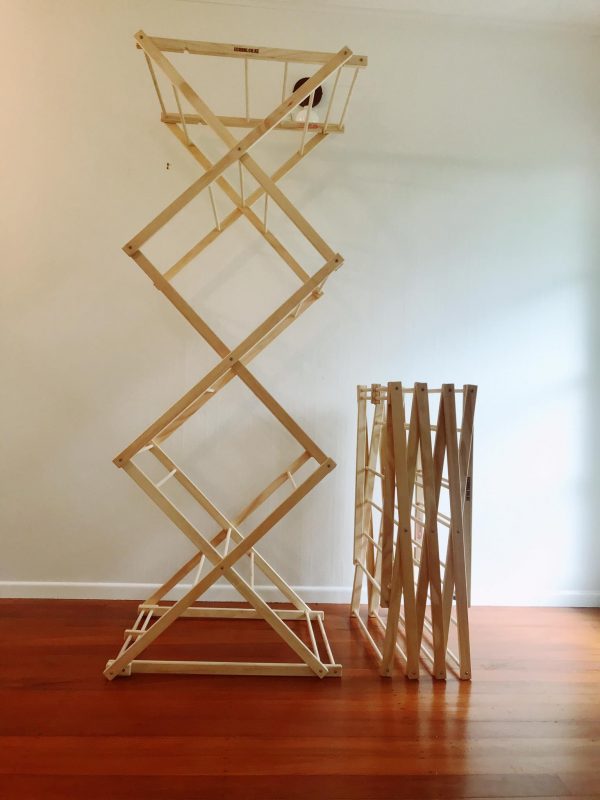 Ecodri Senior timber drying rack in studio